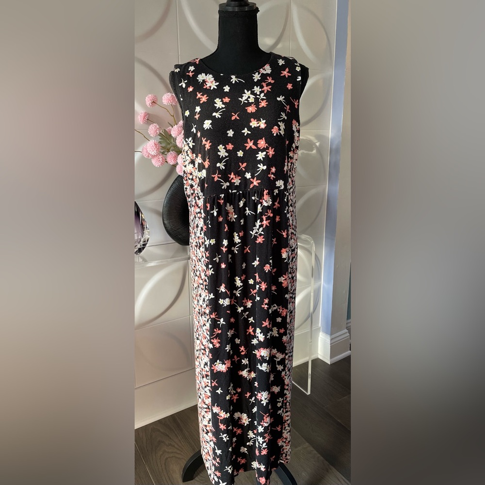 J. Jill Women's Floral Maxi Dress Size Medium